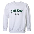 thumbnail image 1 of W Republic  Drew University Rangers Dad Crewneck Sweatshirt, White - Large, 1 of 1