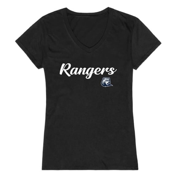 W Republic Drew University Rangers Women Script T-Shirt, Black - Extra Large