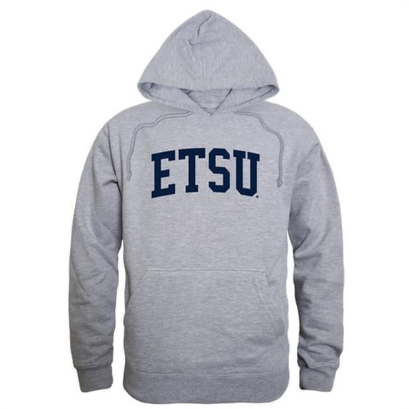W Republic 503-294-HGY-04 East Tennessee State University GameDay Hoodie, Heather Grey - Extra Large