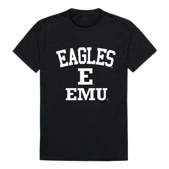 W Republic  Eastern Michigan University Arch T-Shirt, Black & White - Extra Large