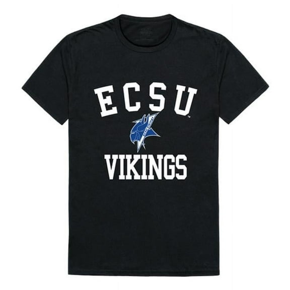 W Republic  Elizabeth City State University Arch T-Shirt, Black & White - 2XL