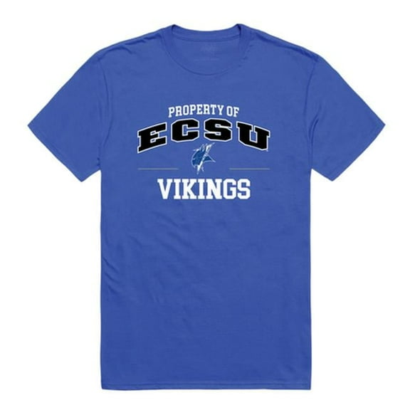 W Republic Elizabeth City State University Property T-Shirt, Royal Blue 3 - Large