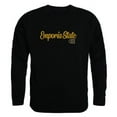 thumbnail image 1 of W Republic 556-423-BLK-04 Emporia State University Script Crewneck T-Shirt, Black - Extra Large, 1 of 1
