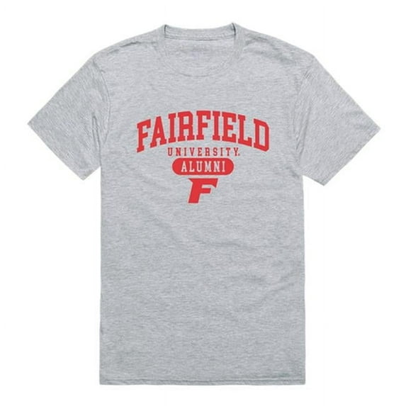 W Republic Fairfield University Stags Alumni T-Shirt, Heather Grey - Small