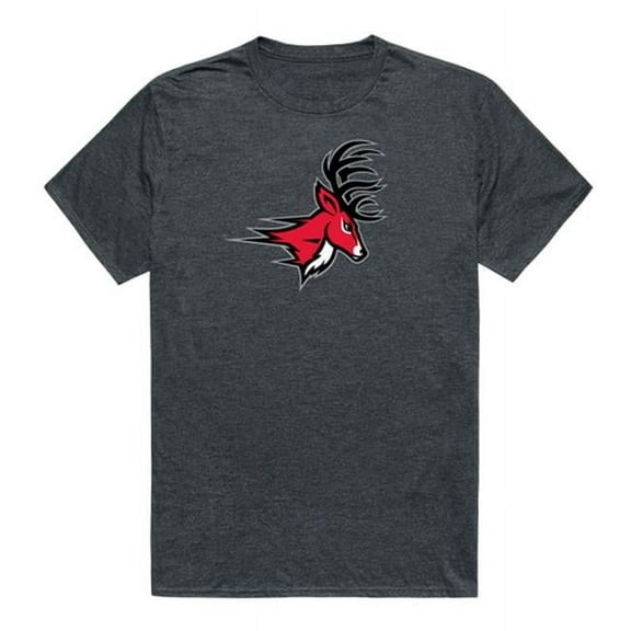 W Republic  Fairfield University Stags Cinder College T-Shirt, Heather Charcoal - Medium