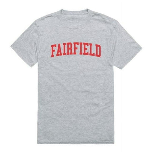 W Republic  Fairfield University Stags Game Day T-Shirt, Heather Grey - Large