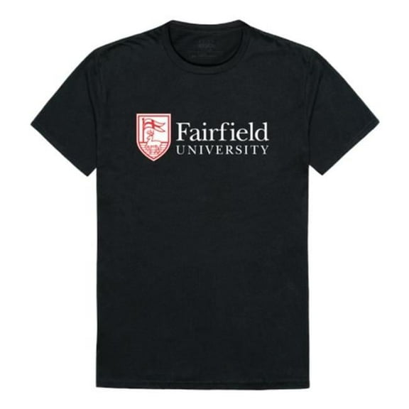W Republic  Fairfield University Stags Institutional T-Shirt, Black - Small