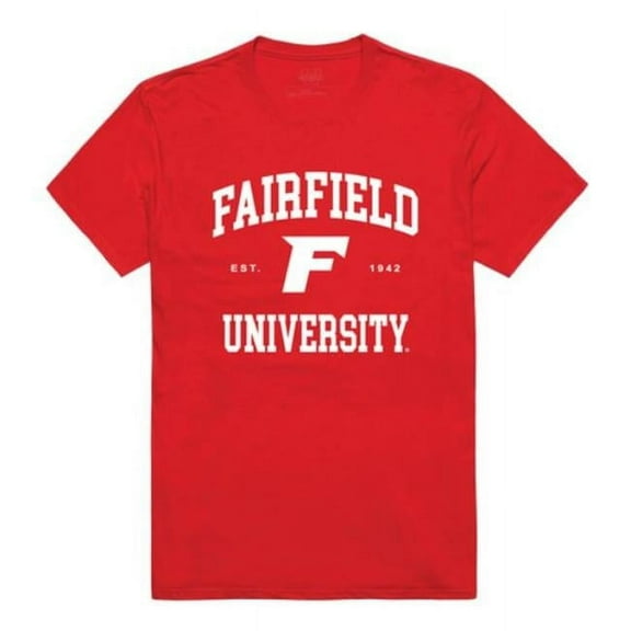 W Republic  Fairfield University Stags Seal College T-Shirt, Red - Small