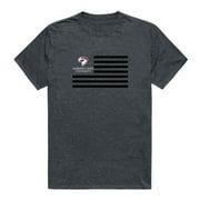 W Republic 531-686-HCH-04 Fairmont State University Falcons Flag T-Shirt, Heather Charcoal - Extra Large