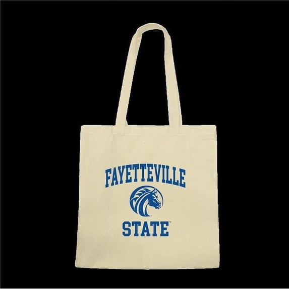 W Republic 1102-716-NAT Fayetteville State Broncos Institutional Seal Tote Bags, Natural - One Size