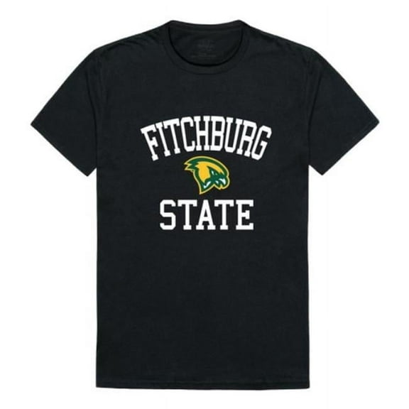 W Republic  Fitchburg State University Falcons Arch T-Shirt, Black - 2XL