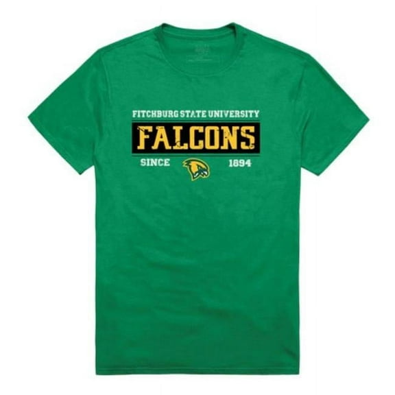 W Republic Fitchburg State University Falcons College Established T-Shirt, Kelly - Small