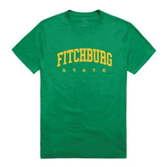 W Republic Fitchburg State University Falcons College T-Shirt, Kelly - Large
