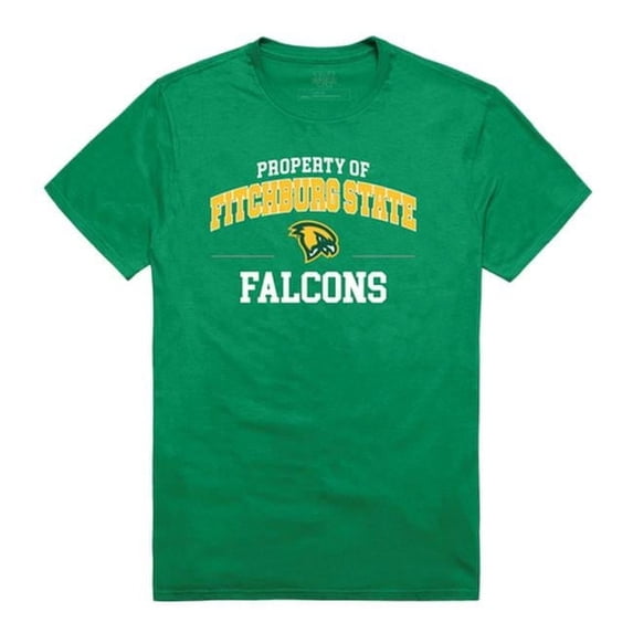 W Republic Fitchburg State University Falcons Property College T-Shirt, Kelly - Small