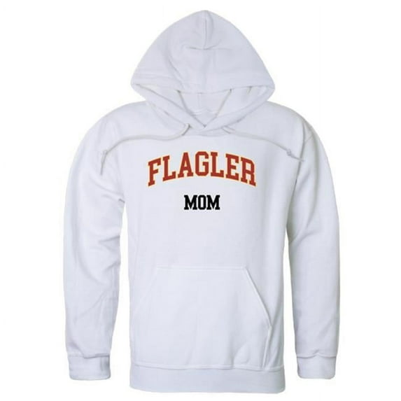 W Republic Flagler College Saints Mom Hoodie, White - Large