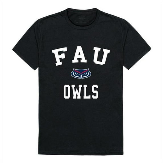 W Republic Florida Atlantic University Arch T-Shirt, Black & White - Medium