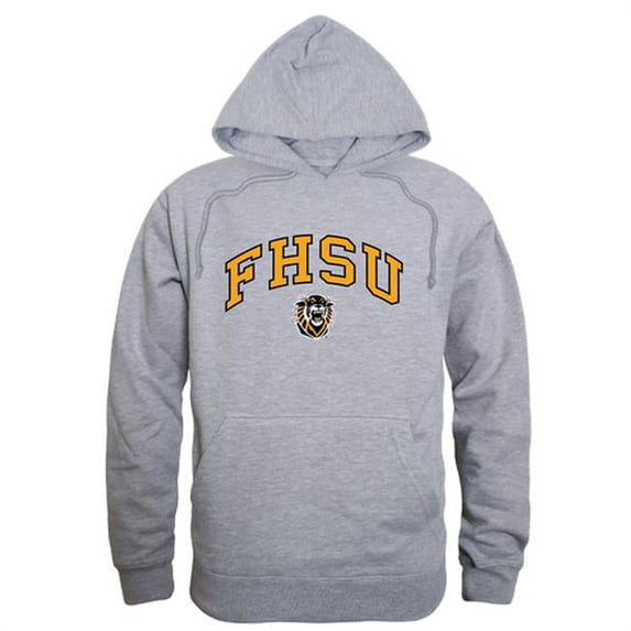 W Republic Fort Hays State University Campus Hoodie - Heather Grey - Small