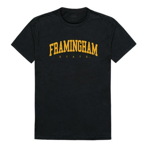 W Republic Framingham State University Rams College T-Shirt, Black - 2XL