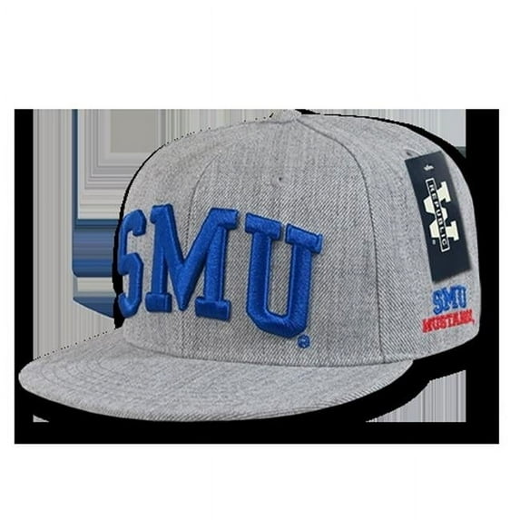 W Republic Game Day Fitted SMU- Heather Grey - Size 6.88