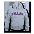thumbnail image 1 of W Republic Game Day Hoodie UAlbany, Heather Grey - Large, 1 of 1