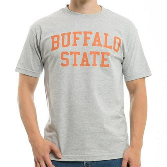 W Republic Game Day Tee Buffalo State College- Heather Grey - Large