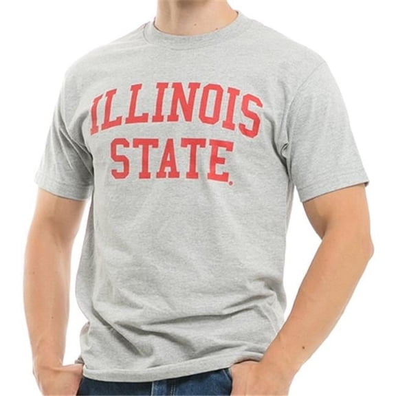 W Republic Game Day Tee Illinois State- Heather Grey - Large
