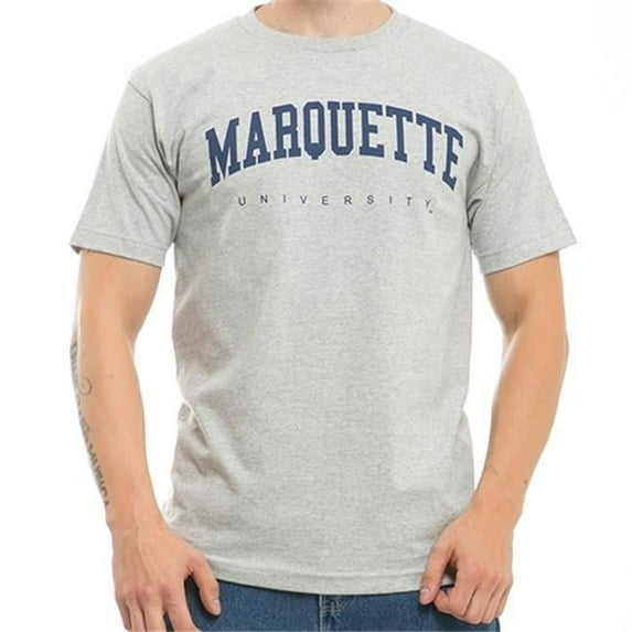 W Republic Game Day Tee Marquette University, Heather Grey - Medium