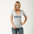 thumbnail image 1 of W Republic Game Day Womens Tee Rochester- Heather Grey - Small, 1 of 2