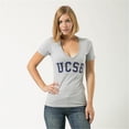 thumbnail image 1 of W Republic Game Day Womens Tee UCSB- Heather Grey - Large, 1 of 2