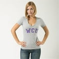 thumbnail image 1 of W Republic Game Day Womens Tee WCU- Heather Grey - Small, 1 of 2