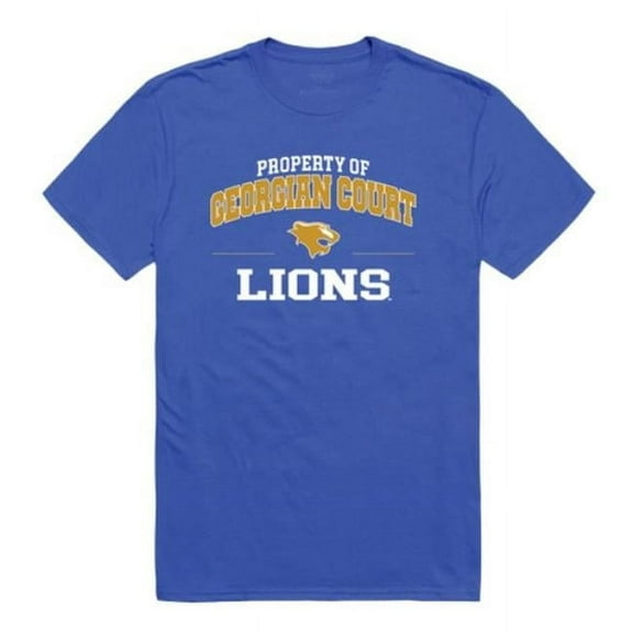 W Republic Georgian Court University Lions Property College T-Shirt, Royal - Small