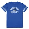 thumbnail image 1 of W Republic  Georgian Court University Lions Property Football Short Sleeve T-Shirt, Royal - 2XL, 1 of 1