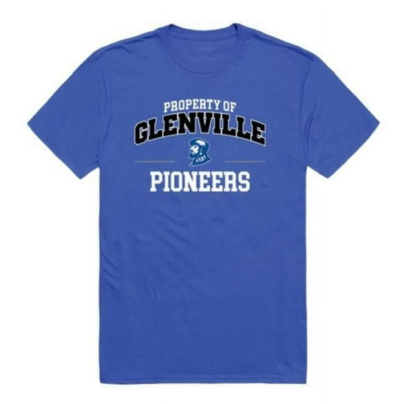 W Republic Glenville State University Pioneers Property College T-Shirt, Royal - Small