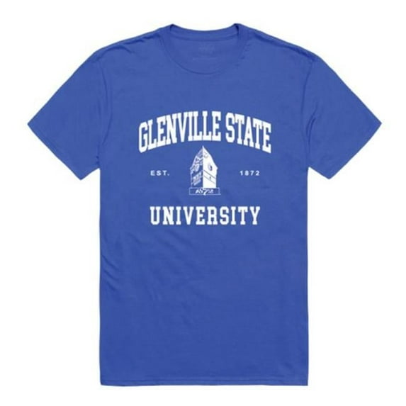 W Republic Glenville State University Pioneers Seal College T-Shirt, Royal - 2XL