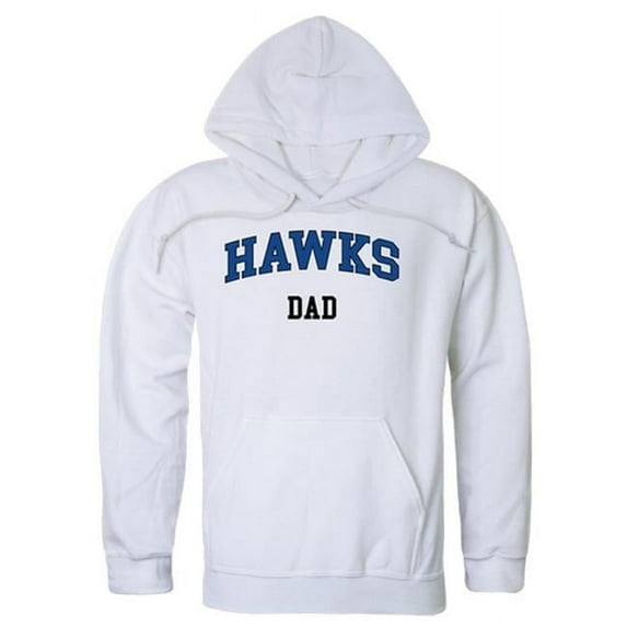 W Republic Hartwick College Hawks Dad Hoodie, White - Small