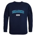 thumbnail image 1 of W Republic  Hawaii Pacific University Sharks Mom Crewneck Sweatshirt, Navy - Small, 1 of 1