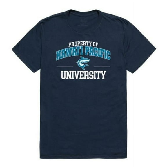W Republic Hawaii Pacific University Sharks Property College T-Shirt, Navy - 2XL