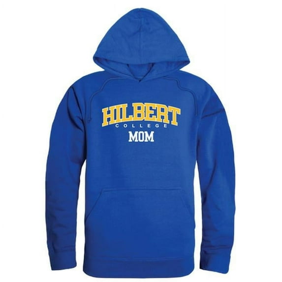 W Republic Hilbert College Hawks Mom Hoodie, Royal - 2XL