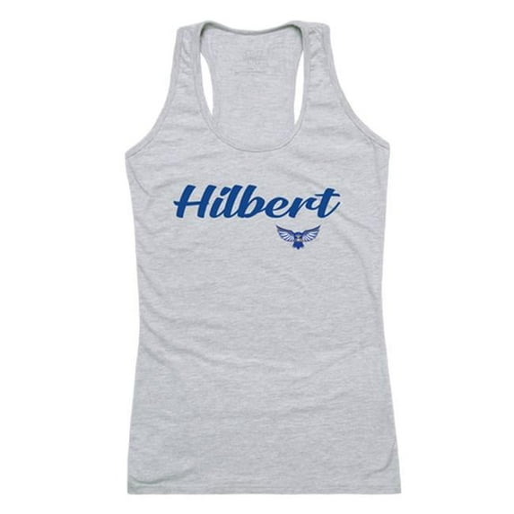 W Republic Hilbert College Hawks Script Tank Top, Heather Grey - Small
