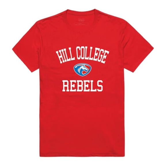 W Republic Hill College Rebels Arch T-Shirt, Red - Medium