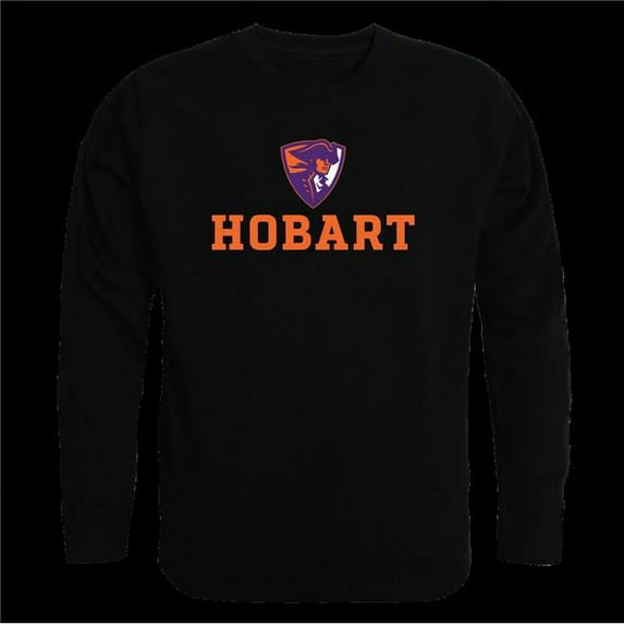W Republic Hobart & William Smith College Statesmen Campus Crewneck Sweatshirt, Black - Extra Large