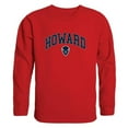 thumbnail image 1 of W Republic  Howard University Campus Crewneck T-Shirt, Red - Large, 1 of 1