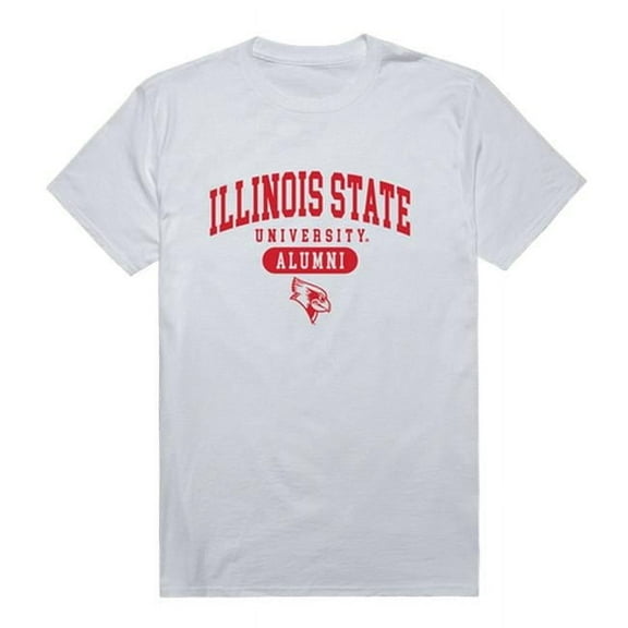 W Republic 559-124-WHT-01 Illinois State University Alumni T-Shirt, White - Small