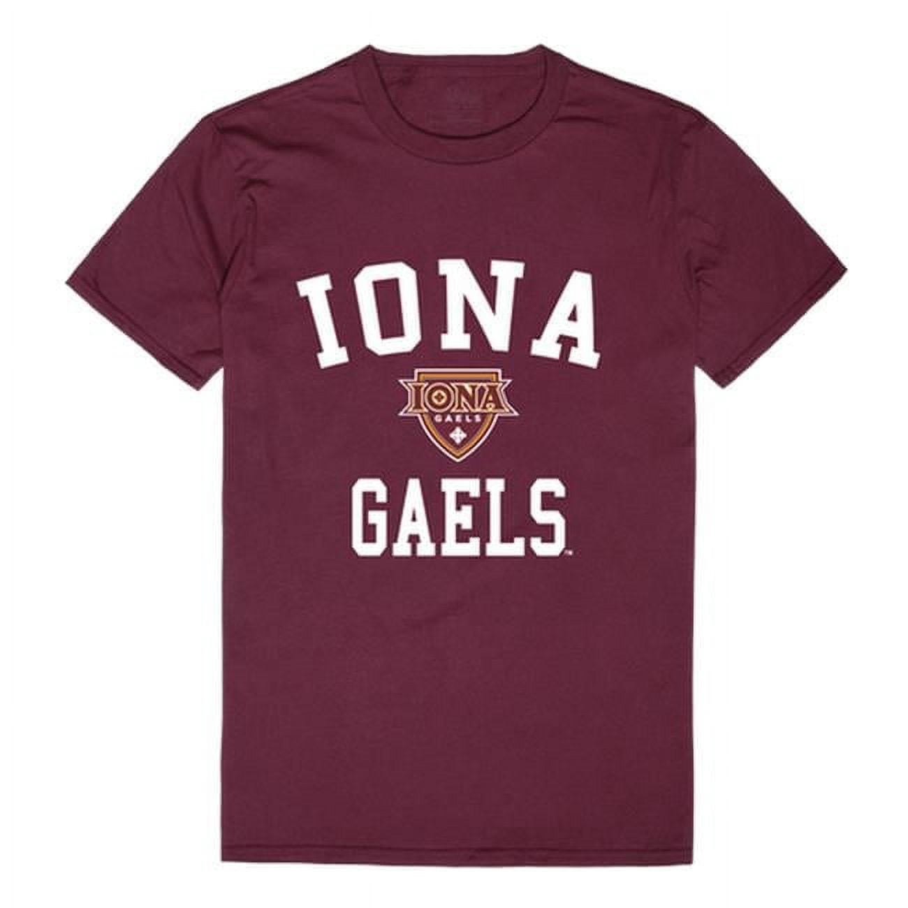W Republic Iona College Arch T-Shirt, Maroon & White - Extra Large ...