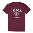 thumbnail image 1 of W Republic  Iona College Seal T-Shirt, Maroon & White - Extra Large, 1 of 1