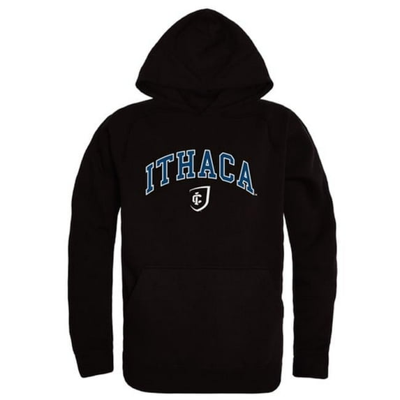 W Republic Ithaca College Campus Hoodie, Black & White - Extra Large