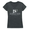 thumbnail image 1 of W Republic  Jackson State University Women Institutional T-Shirt, Heather Charcoal - 2XL, 1 of 1