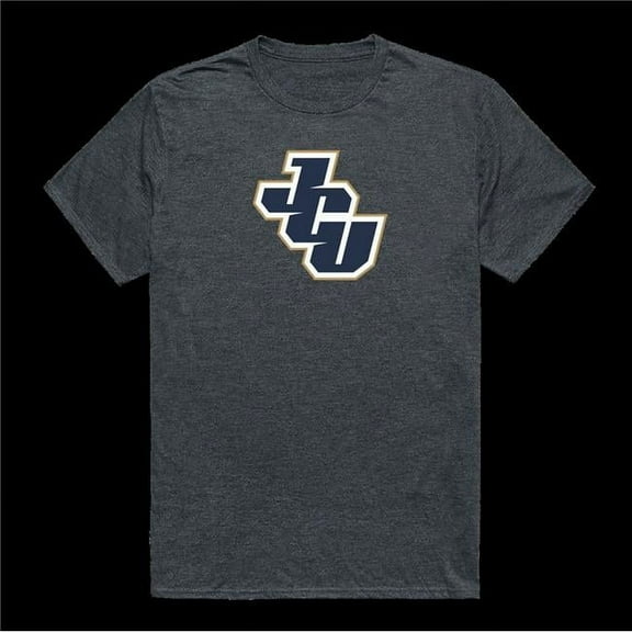 W Republic 519-694-HCH-02 John Carroll Blue Streaks Cinder College T-Shirt, Heather Charcoal - Medium