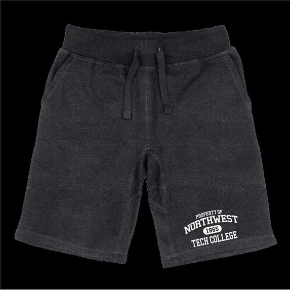 W Republic 566-694-HCH-02 John Carroll University Blue Streaks Property Shorts, Heather Charcoal - Medium