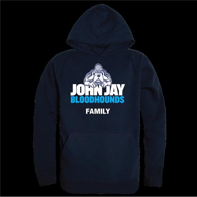 W Republic John Jay College of Criminal Justice Bloodhounds Family Hoodie Navy Small Walmart